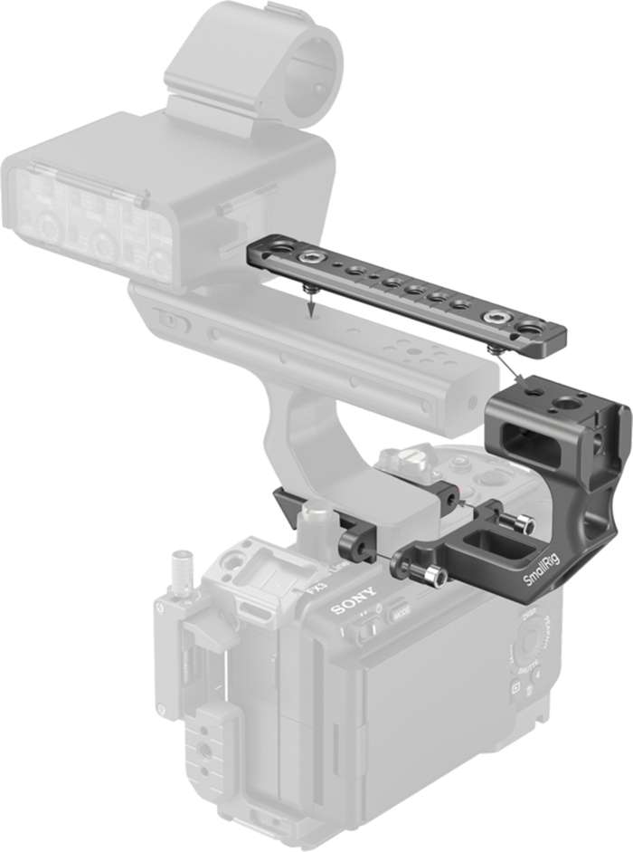 SmallRig  4830 Extension Mount Plate Kit for Sony FX3 / FX30 XLR Handle | klec