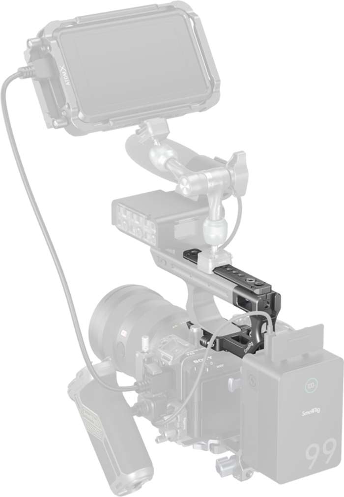 SmallRig  4830 Extension Mount Plate Kit for Sony FX3 / FX30 XLR Handle | klec