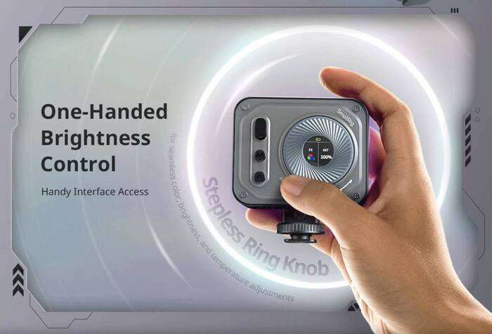 SmallRig  4660 Vibe P96 Pro mini LED Video Light Black | Mini LED světlo s nastavitelnou teplotou