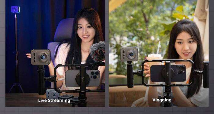 SmallRig  4660 Vibe P96 Pro mini LED Video Light Black | Mini LED světlo s nastavitelnou teplotou