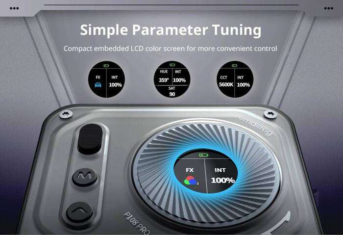 SmallRig  4661 Vibe P108 Pro mini LED Video Light | RGB mini LED světlo