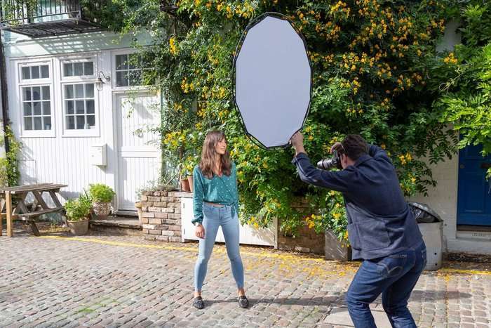 Manfrotto HaloCompact  Silver/White | Odrazná deska 82 cm | LL LR3300