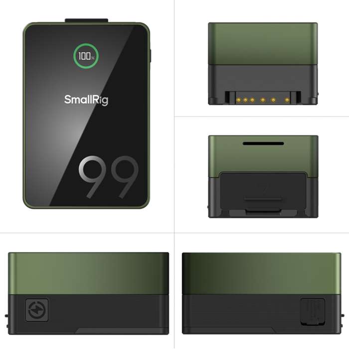 SmallRig  4974 VB99 Pro mini V-Mount Battery Green