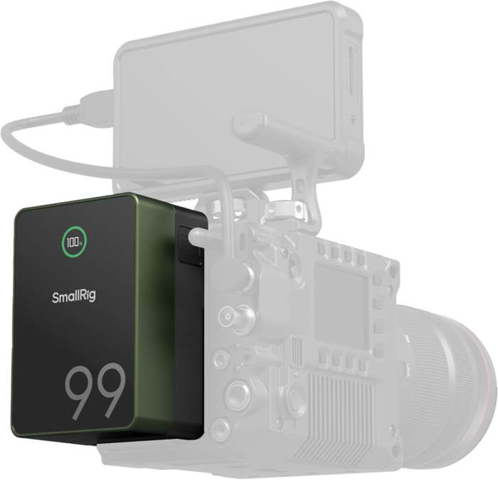 SmallRig  4974 VB99 Pro mini V-Mount Battery Green