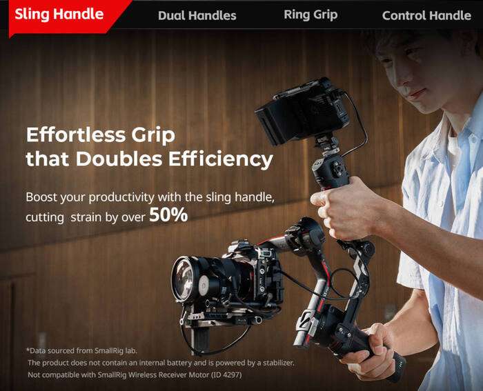 SmallRig  4326 Focus Control Handle for DJI RS Series | rukojeť pro gimbal