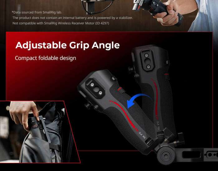 SmallRig  4327 Focus Control Dual Handle for DJI RS Series | duální rukojeť pro gimbal