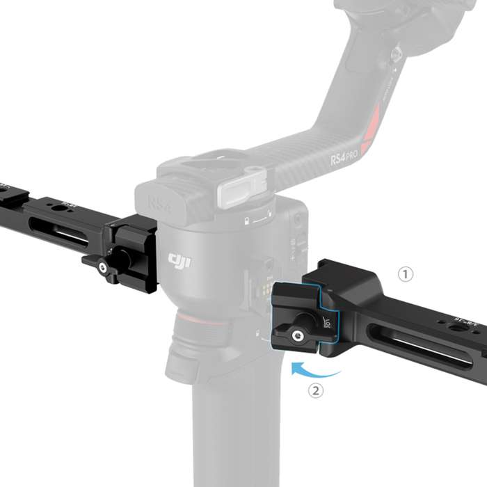 SmallRig  4327 Focus Control Dual Handle for DJI RS Series | duální rukojeť pro gimbal