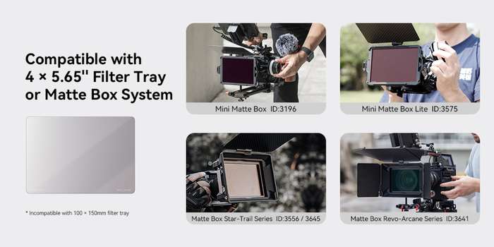 SmallRig 4227 Cine Filter 4x5.65" ND1.8 (6 stop) | 100x140 ND64 filtr