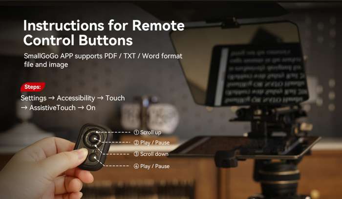 SmallRig  3646 Multifunctional Teleprompter | Čtecí zařízení pro 11" tablet