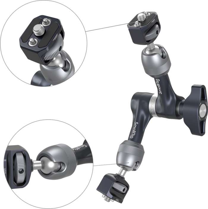 SmallRig  4194 Magic Arm wit Rosette Gear 7" |  rameno s 2x 1/4" šrouby