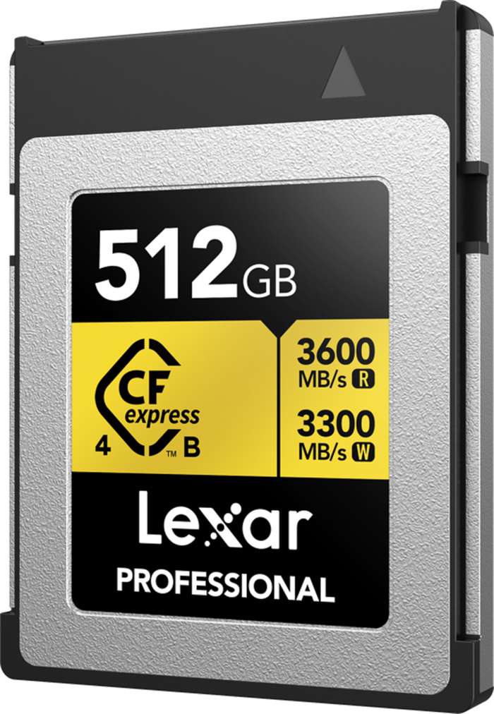 Lexar  CFexpress 4.0 Pro Gold R3600/W3300 512GB | CFexpress B