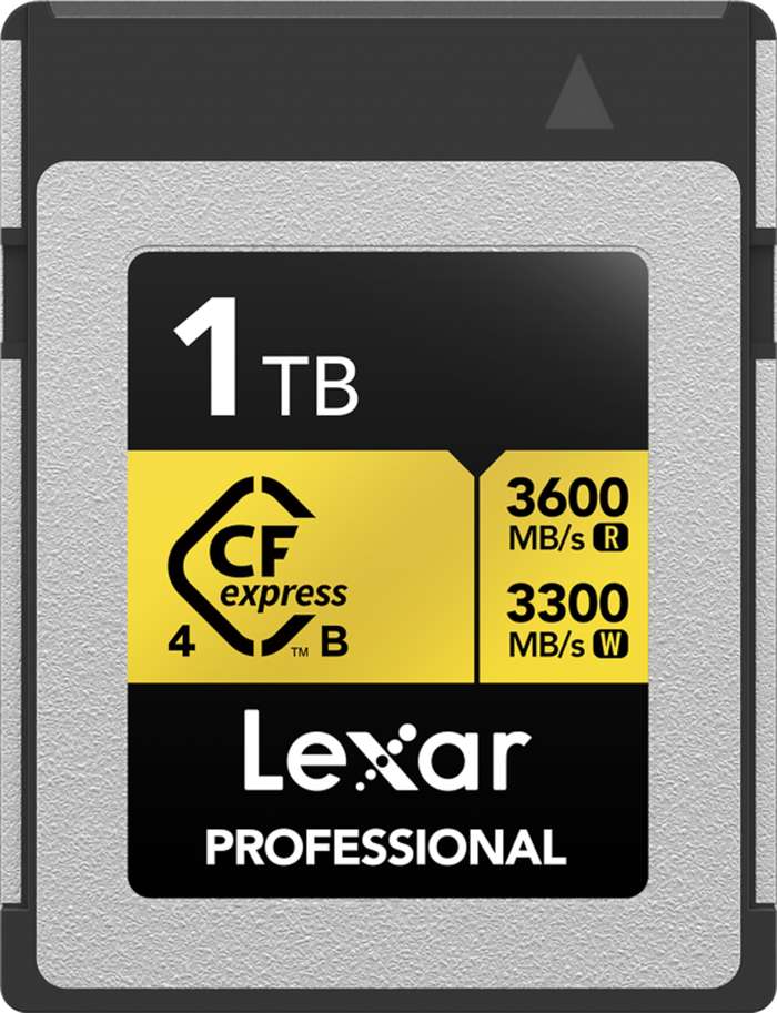 Lexar  CFexpress 4.0 Pro Gold R3600/W3300 1TB | CFexpress B