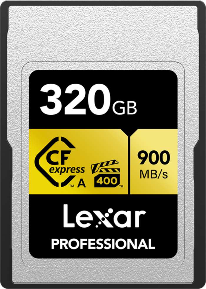 Lexar  CFexpress Pro Gold R900/W800 - VPG400 (Type A) 320GB | CFexpress A