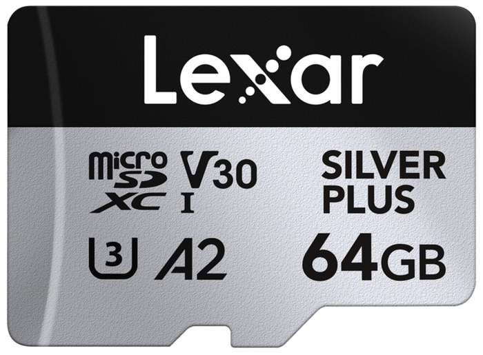 Lexar  microSDXC Silver Plus 1066x UHS-I/U3/A2/4K R205/W100 (V30) 64GB