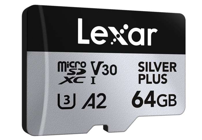 Lexar  microSDXC Silver Plus 1066x UHS-I/U3/A2/4K R205/W100 (V30) 64GB