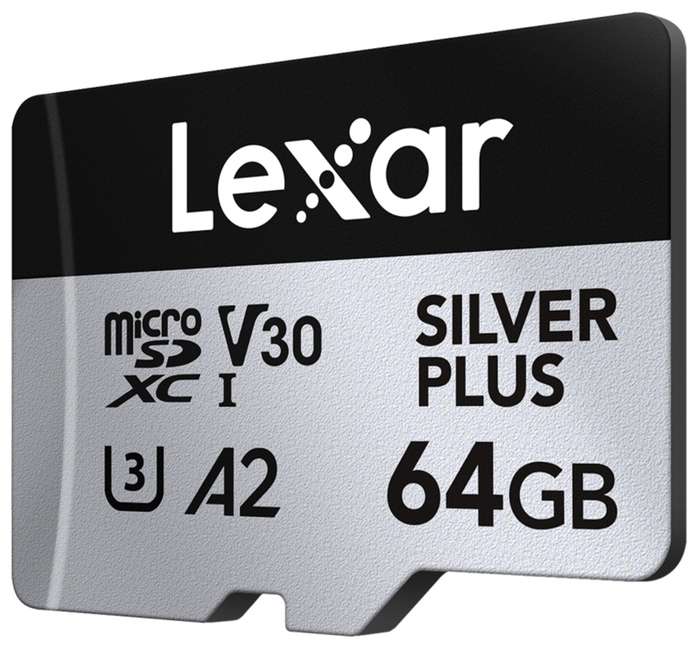 Lexar  microSDXC Silver Plus 1066x UHS-I/U3/A2/4K R205/W100 (V30) 64GB
