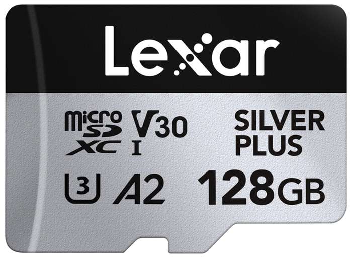 Lexar  microSDXC Silver Plus 1066x UHS-I/U3/A2/4K R205/W150 (V30) 128GB