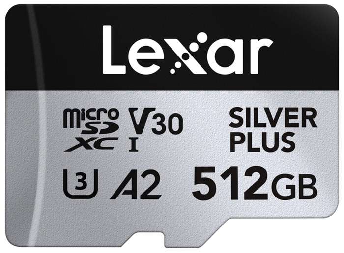 Lexar  microSDXC Silver Plus 1066x UHS-I/U3/A2/4K R205/W150 (V30) 512GB