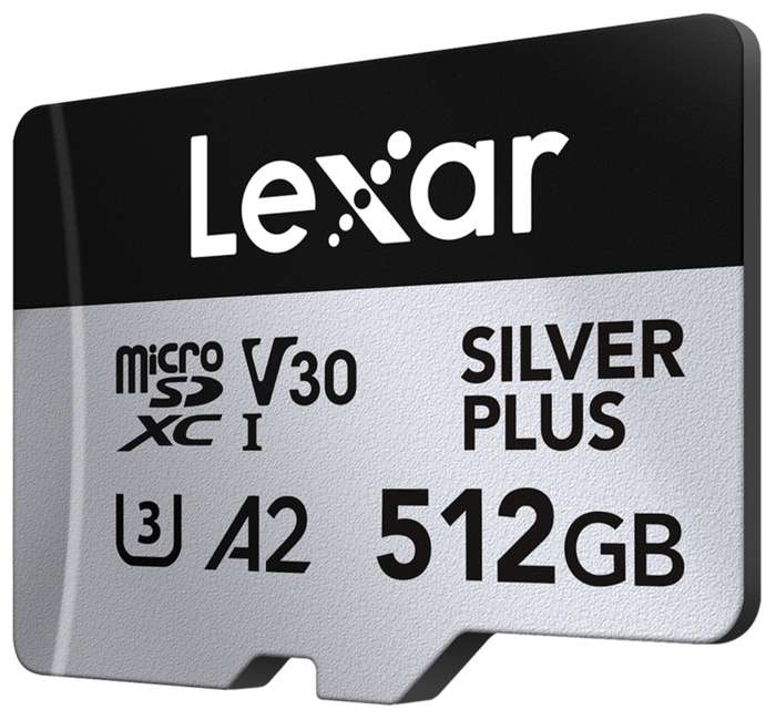 Lexar  microSDXC Silver Plus 1066x UHS-I/U3/A2/4K R205/W150 (V30) 512GB