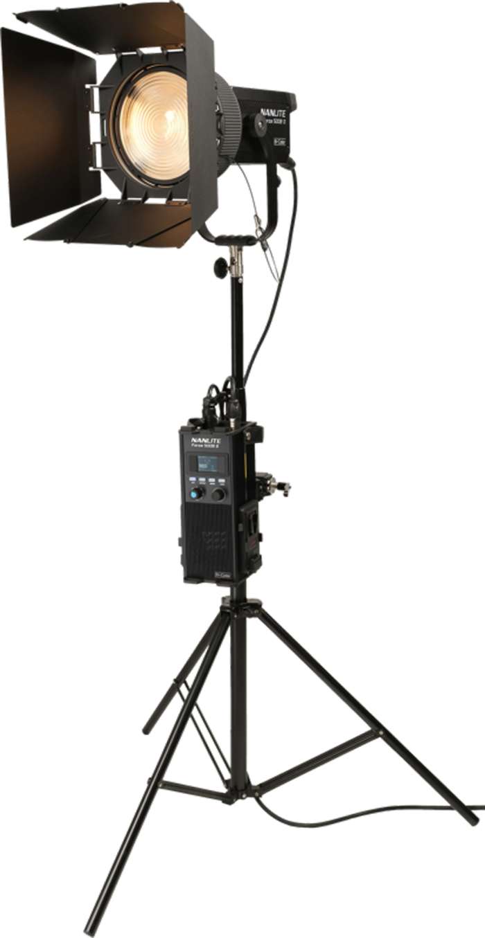 Nanlite Forza 500B II Bicolor Kit  |  fresnelova čočka FL-20G  |  kufr