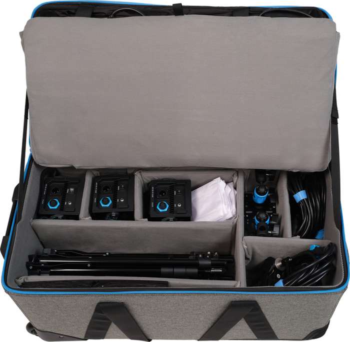 3x Nanlite  PavoSlim 60B LED Panel se stativy a kufrem