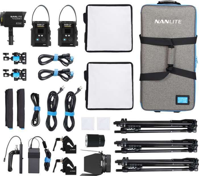 2x Nanlite  PavoSlim 60B & Forza 60B II  se stativy a kufrem