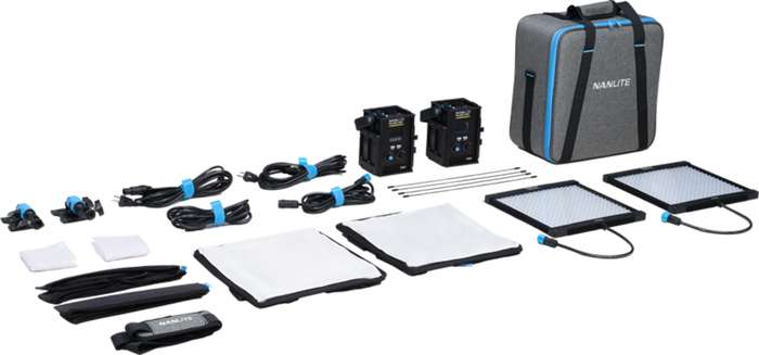 2x Nanlite  PavoSlim 60B LED Panel  s  kufrem