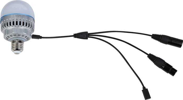 Nanlite  USB-C to DMX Cable Splitter |  CB-DMX-USBC-1/3