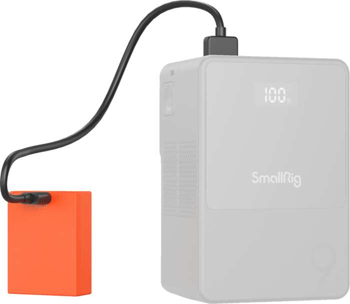 SmallRig  5088 USB-C Rechargeable Camera Battery NP-W126S Orange | baterie s USB-C nabíjením