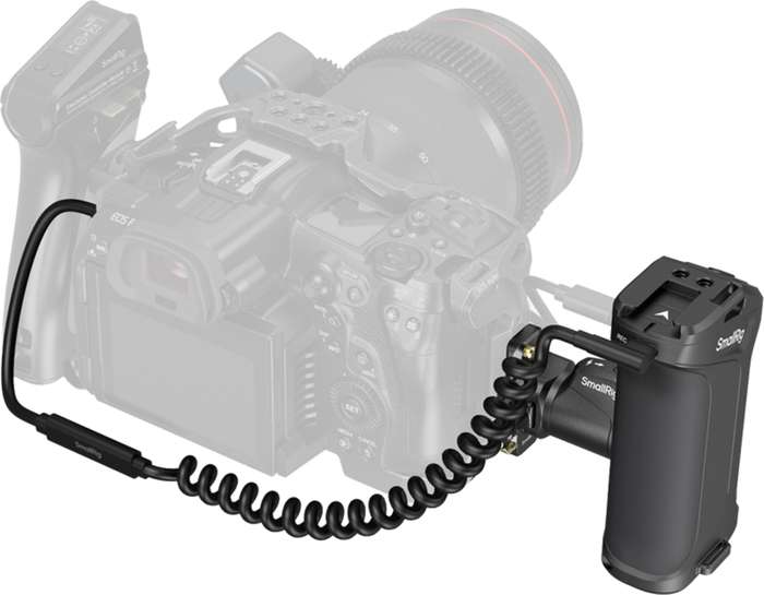 SmallRig  5235 Rotating Side Handle with Trigger REC for Selected Canon / Blackmagic Design Cameras | rukojeť s ovládáním a nabíjením