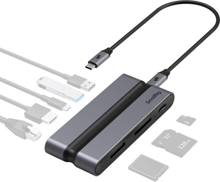 SmallRig  4663 CFexpress (Type A) Docking Station for Creators | USB-C Hub se čtečkou
