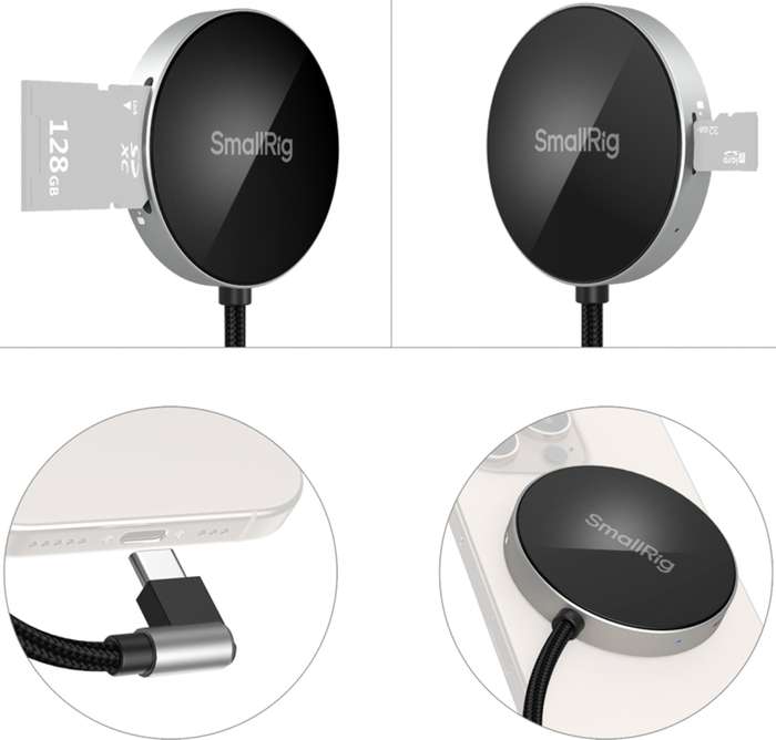 SmallRig  4869 Card Reader SD3.0 |  Čtečka SD a micro SD karet s magsafe