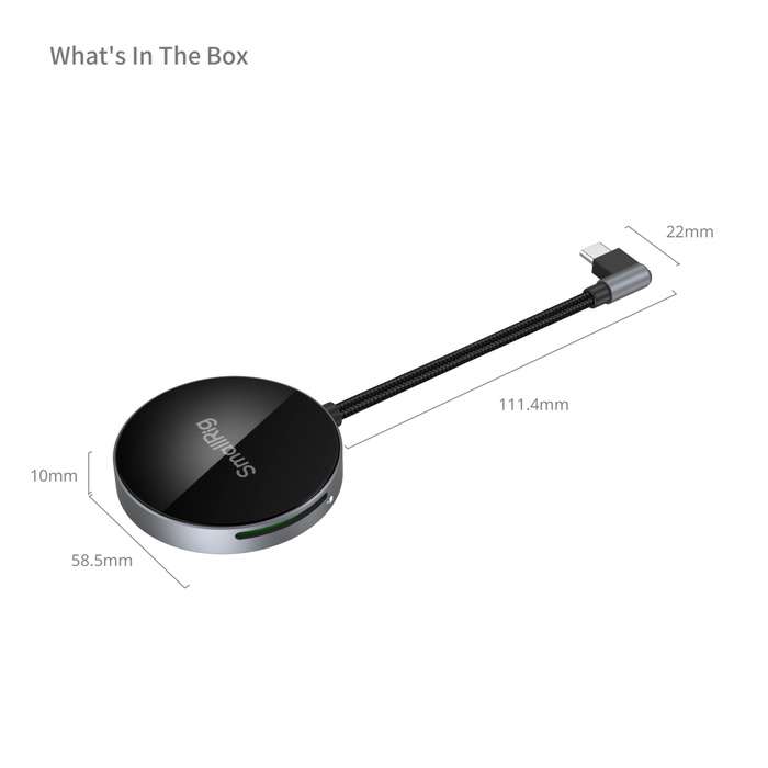 SmallRig  4870 Card Reader SD4.0 |  Rychlá čtečka SD a micro SD karet s magsafe