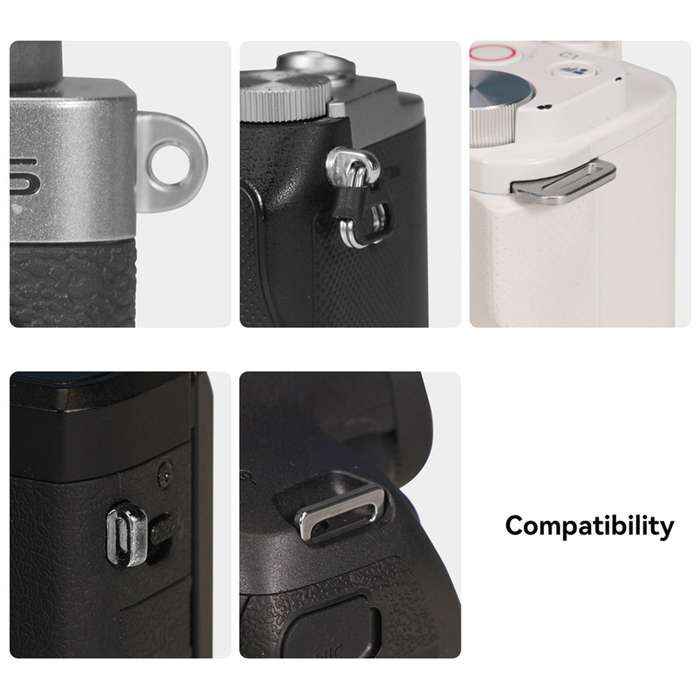 SmallRig  5209 Universal Leather Camera Shoulder Strap Brown | hnědý  klasický kožený popruh