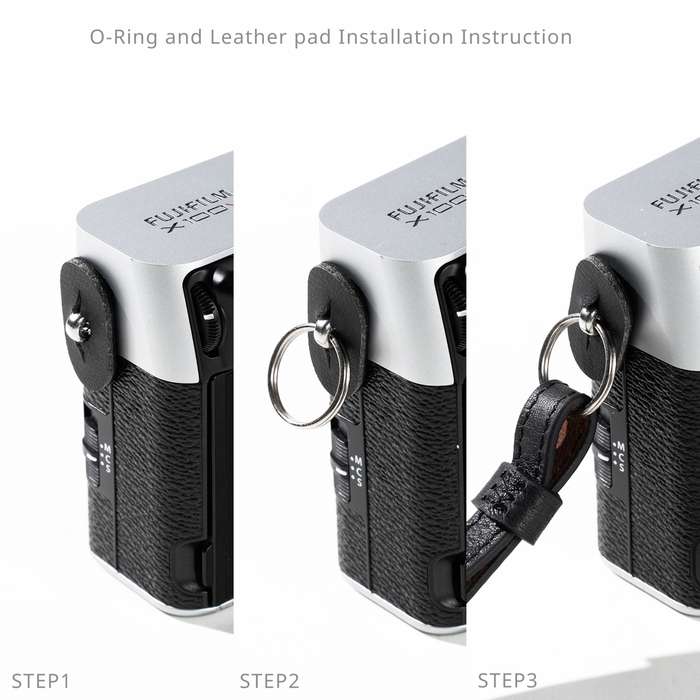 SmallRig  5209 Universal Leather Camera Shoulder Strap Brown | hnědý  klasický kožený popruh