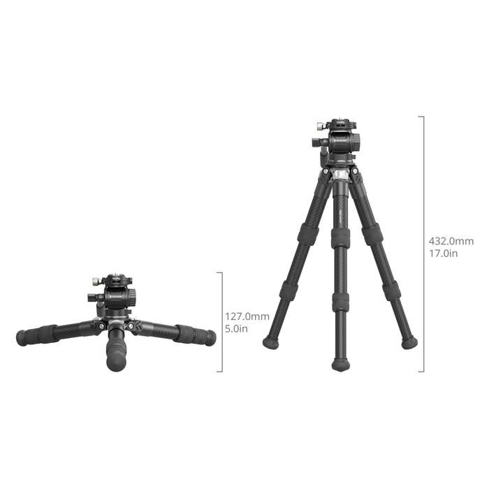 SmallRig  5025 Heavy Duty Carbon Fiber Tabletop Tripod Kit | stolní stativ