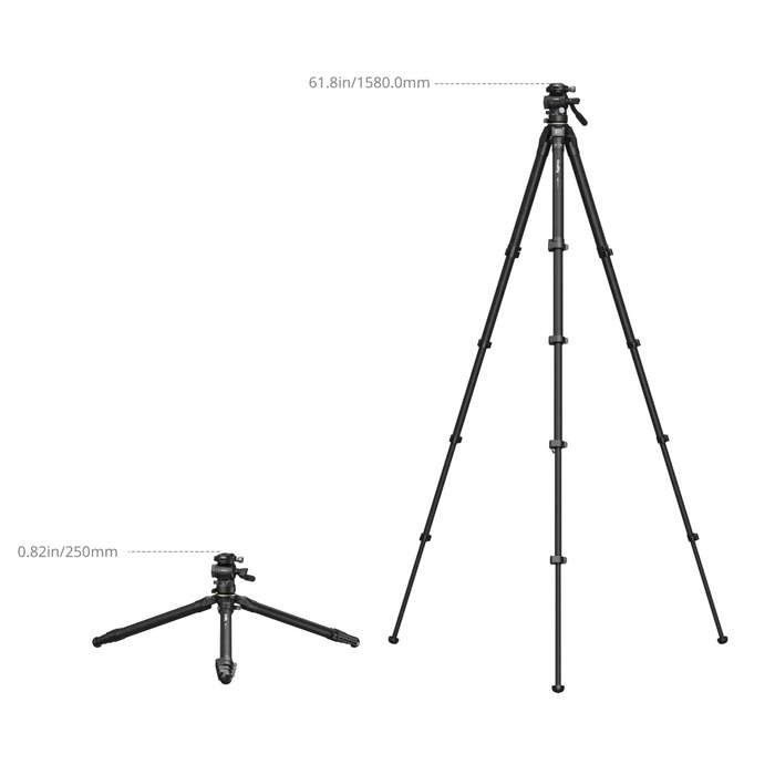 SmallRig  5028 Portable Carbon Fiber Travel Tripod Kit  |  Cestovní  video stativ