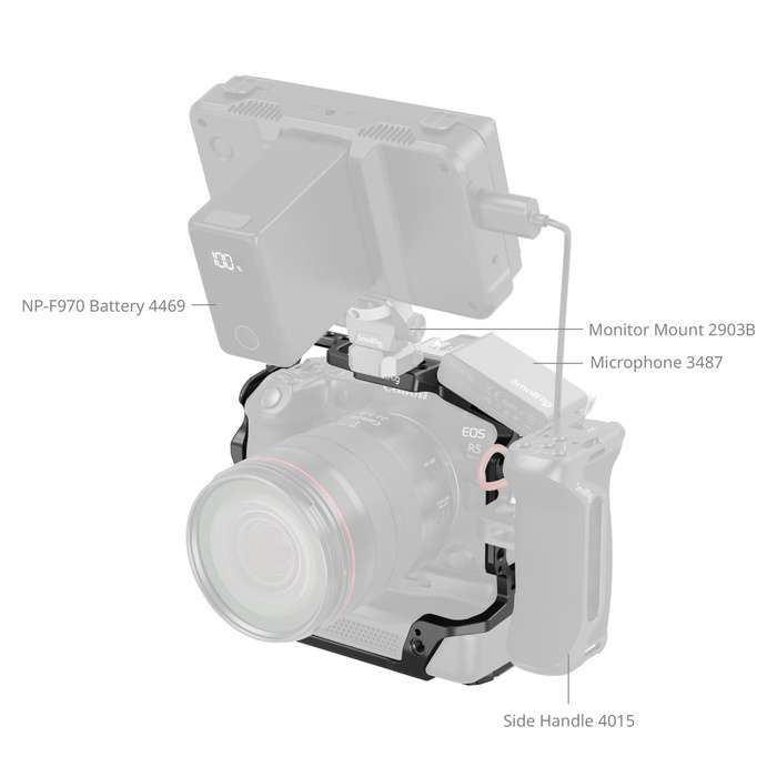 SmallRig  5092 Cage for Canon EOS R5 Mark II with Cooling Fan CF-R20EP | klec