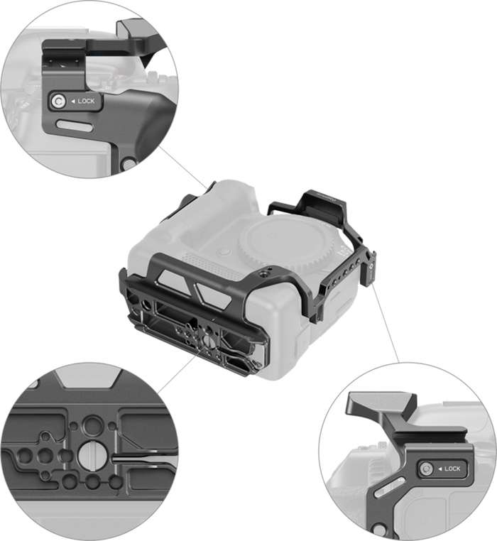 SmallRig  5092 Cage for Canon EOS R5 Mark II with Cooling Fan CF-R20EP | klec