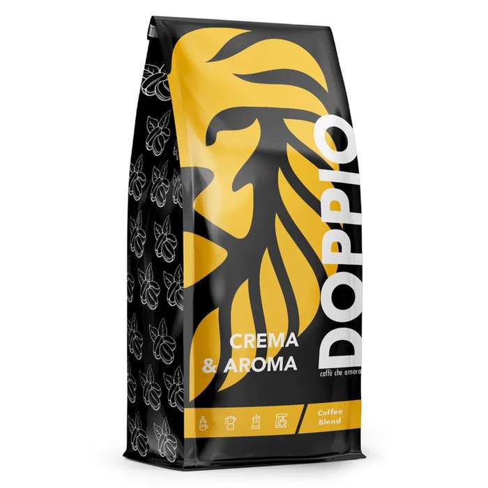 Blue Orca Doppio Crema & Aroma, zrnková káva, 1 kg