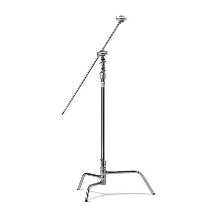 Kupo  CT-40MK 40" Master C-Stand with Turtle Base Kit - Silver  | C-stand s ramenem