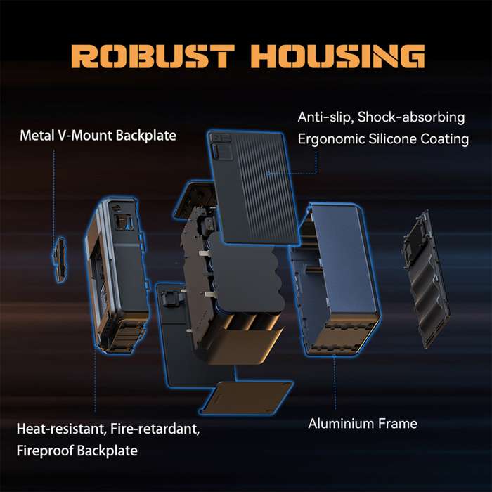 SmallRig 4293 x Caleb Pike VB212 mini V Mount Battery