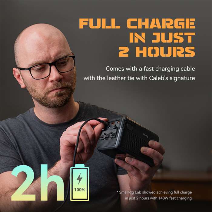 SmallRig 4293 x Caleb Pike VB212 mini V Mount Battery