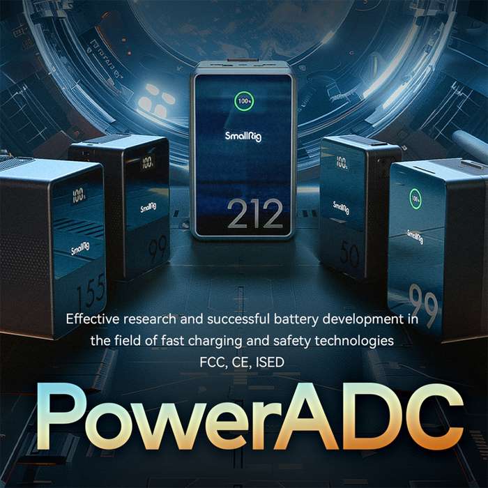 SmallRig 4293 x Caleb Pike VB212 mini V Mount Battery