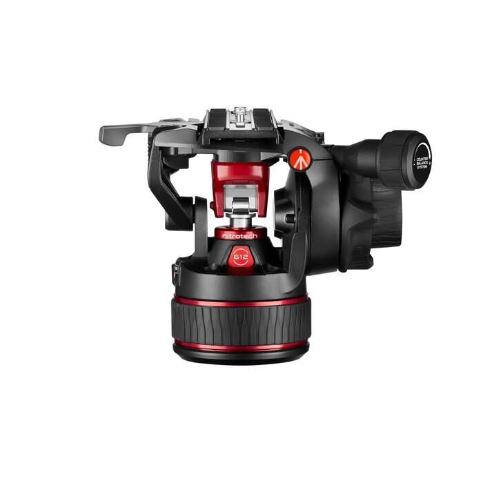 Manfrotto Nitrotech 612 fluidní hlava s 75mm polokulí | MVH612AH