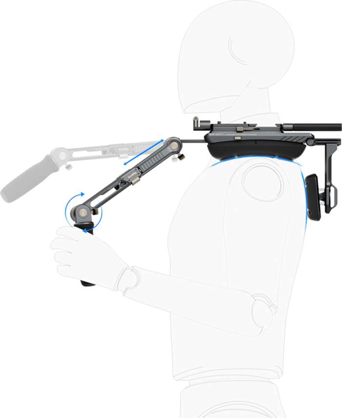 SmallRig  4181 HawkLock Shoulder Rig Pro SR007  | Ramenn9 podpora
