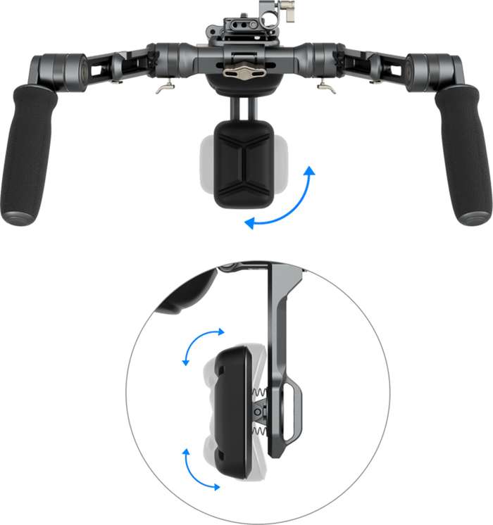 SmallRig  4181 HawkLock Shoulder Rig Pro SR007  | Ramenn9 podpora