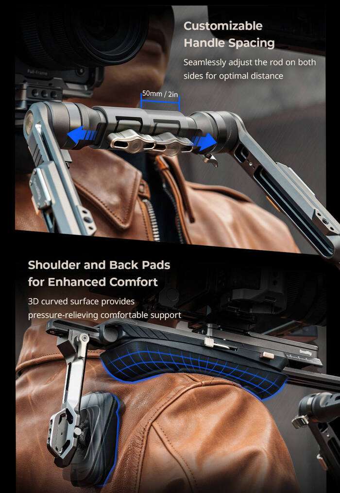 SmallRig  4181 HawkLock Shoulder Rig Pro SR007  | Ramenn9 podpora