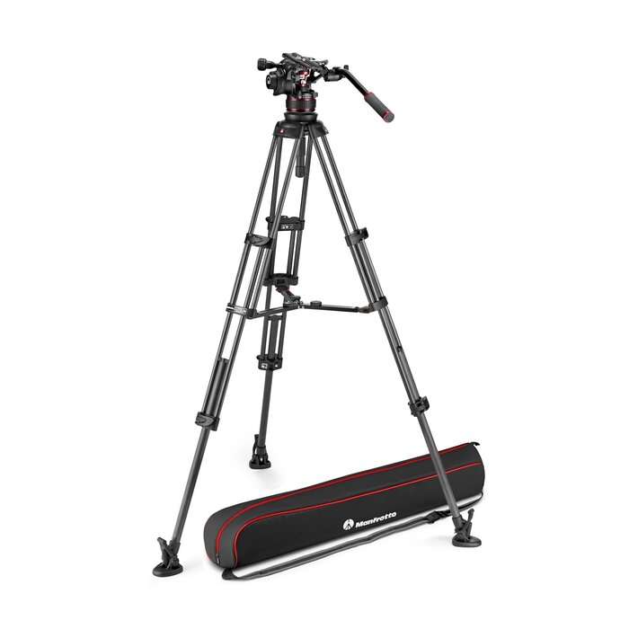 Manfrotto Nitrotech 612 & CF Twin MS | Karbonový video stativ | MVK612TWINMC