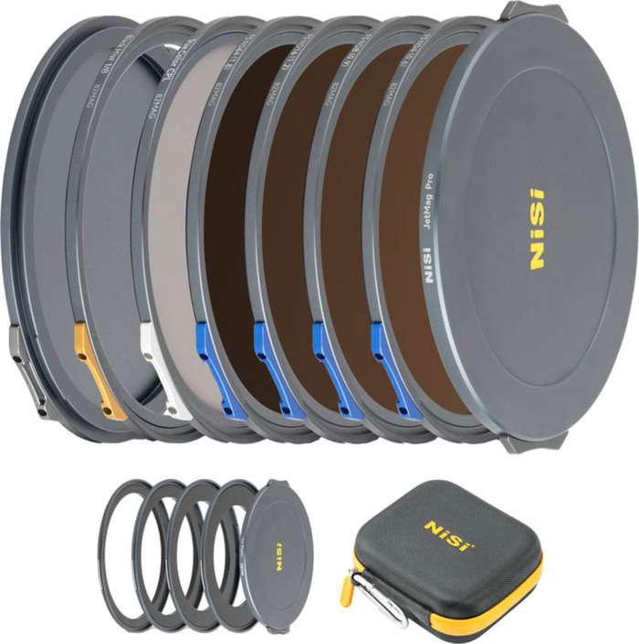 NiSi  JetMag Pro 95 Cinema Kit | magnetický ND 4, 8, 16, 64, CPL a Black mist 1/8 filtr